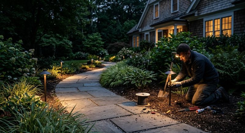 Landscape Lighting Repair in Alpharetta, GA