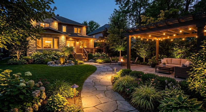 Terrace Lighting Installation in Kansas City, KS